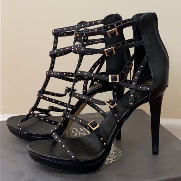VINCE CAMUTO, Revelli Studded Gladiator Heels - Picture 3 of 8